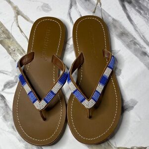 Salty Starfish Beaded Sandals